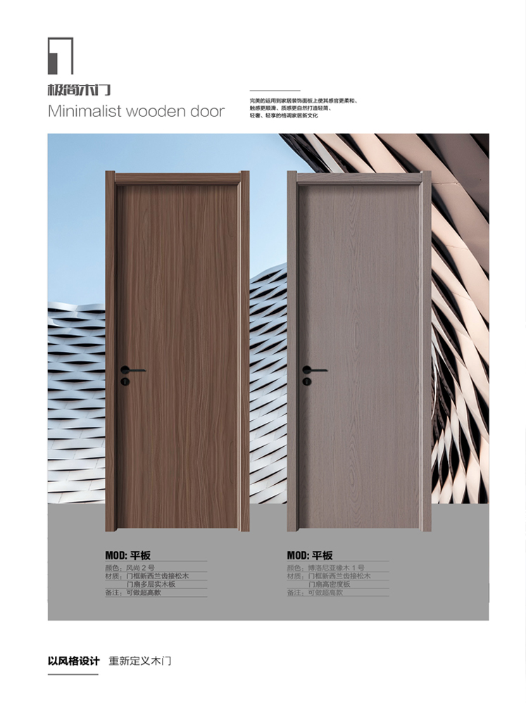 今年会干漆木门,今年会极简木门,今年会整屋门窗