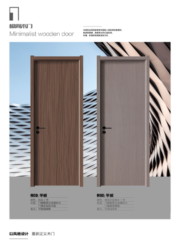 今年会干漆木门,今年会极简木门,今年会整屋门窗