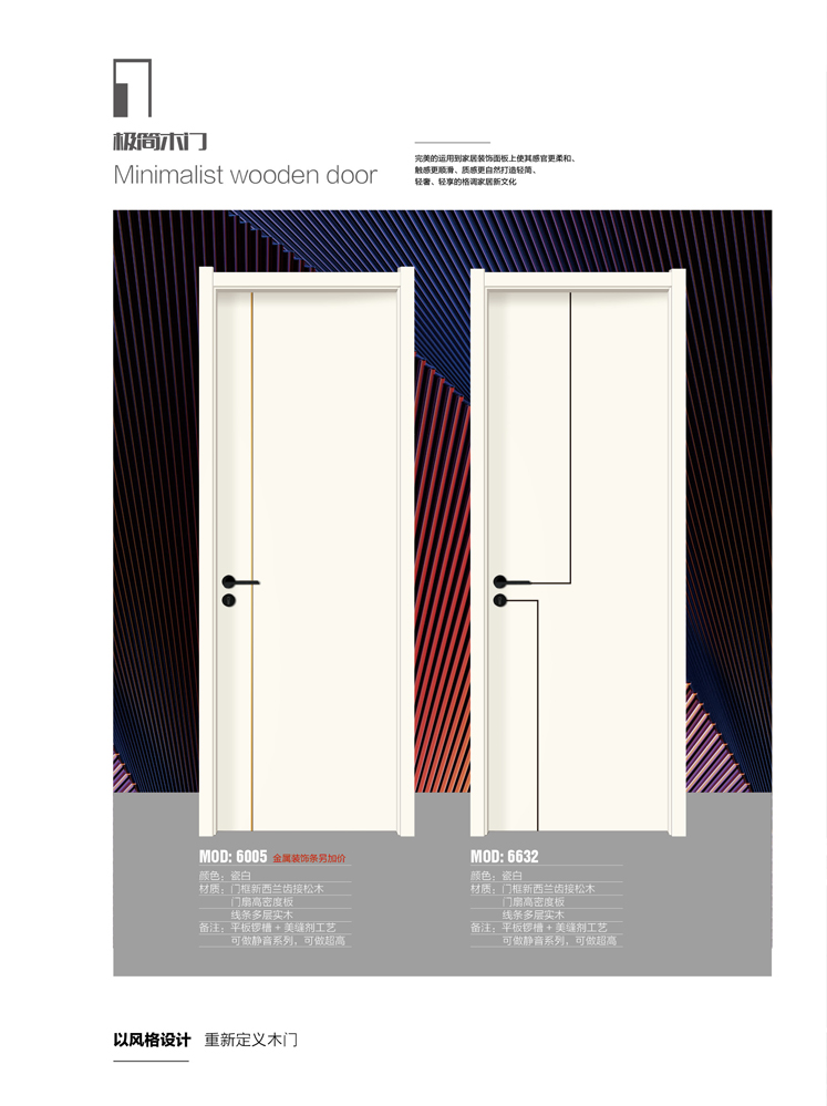 今年会干漆木门,今年会极简木门,今年会整屋门窗