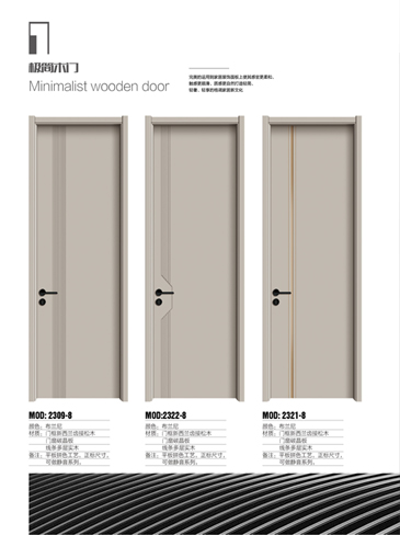 今年会干漆木门,今年会极简木门,今年会整屋门窗