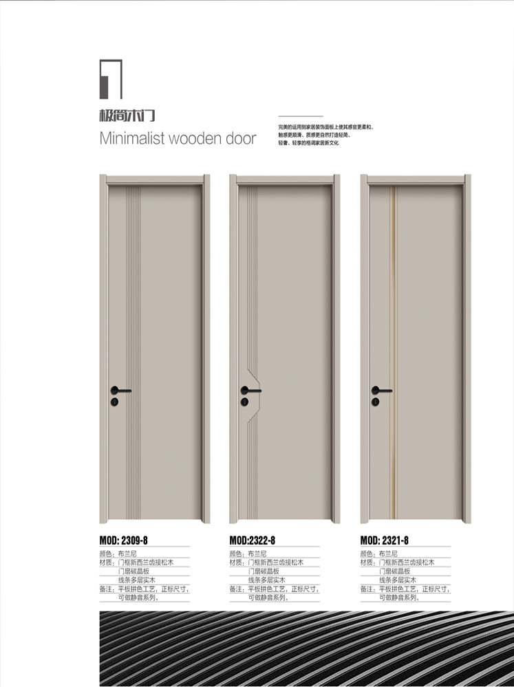今年会干漆木门,今年会极简木门,今年会整屋门窗