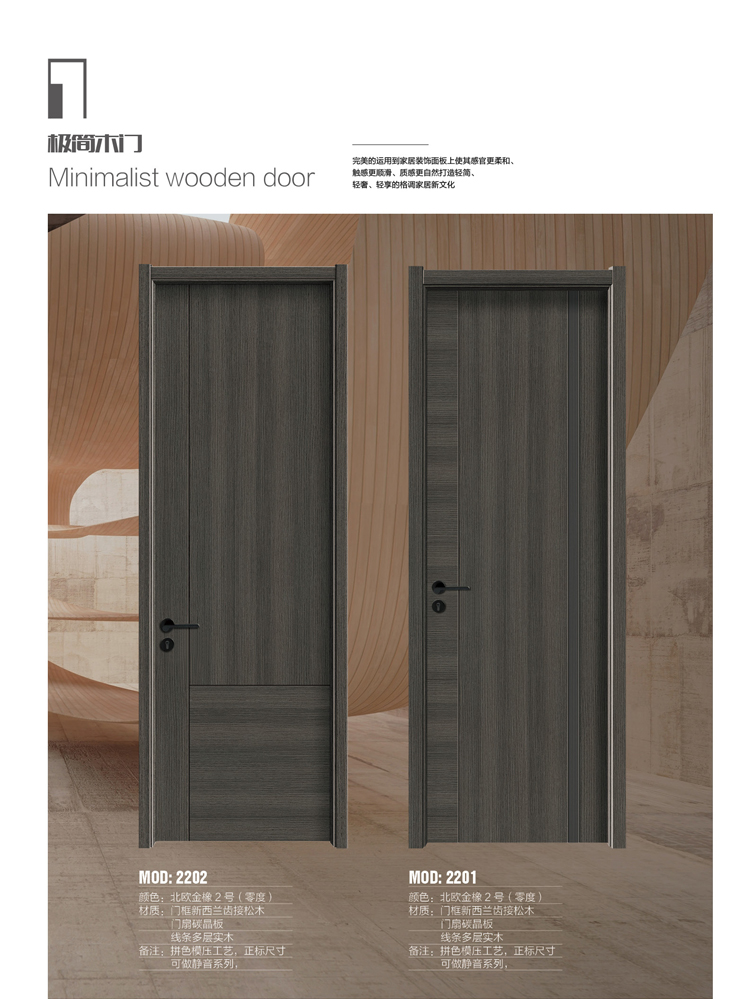 今年会干漆木门,今年会极简木门,今年会整屋门窗