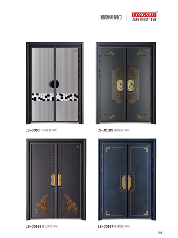 今年会精雕铸铝门，今年会整屋门窗，今年会入户门